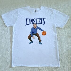 Einstein Dribbling⛹️‍♂️ Basketball🏀 Graphic Tee👕 - NWOT